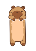 Hanging Capybara Bookmark