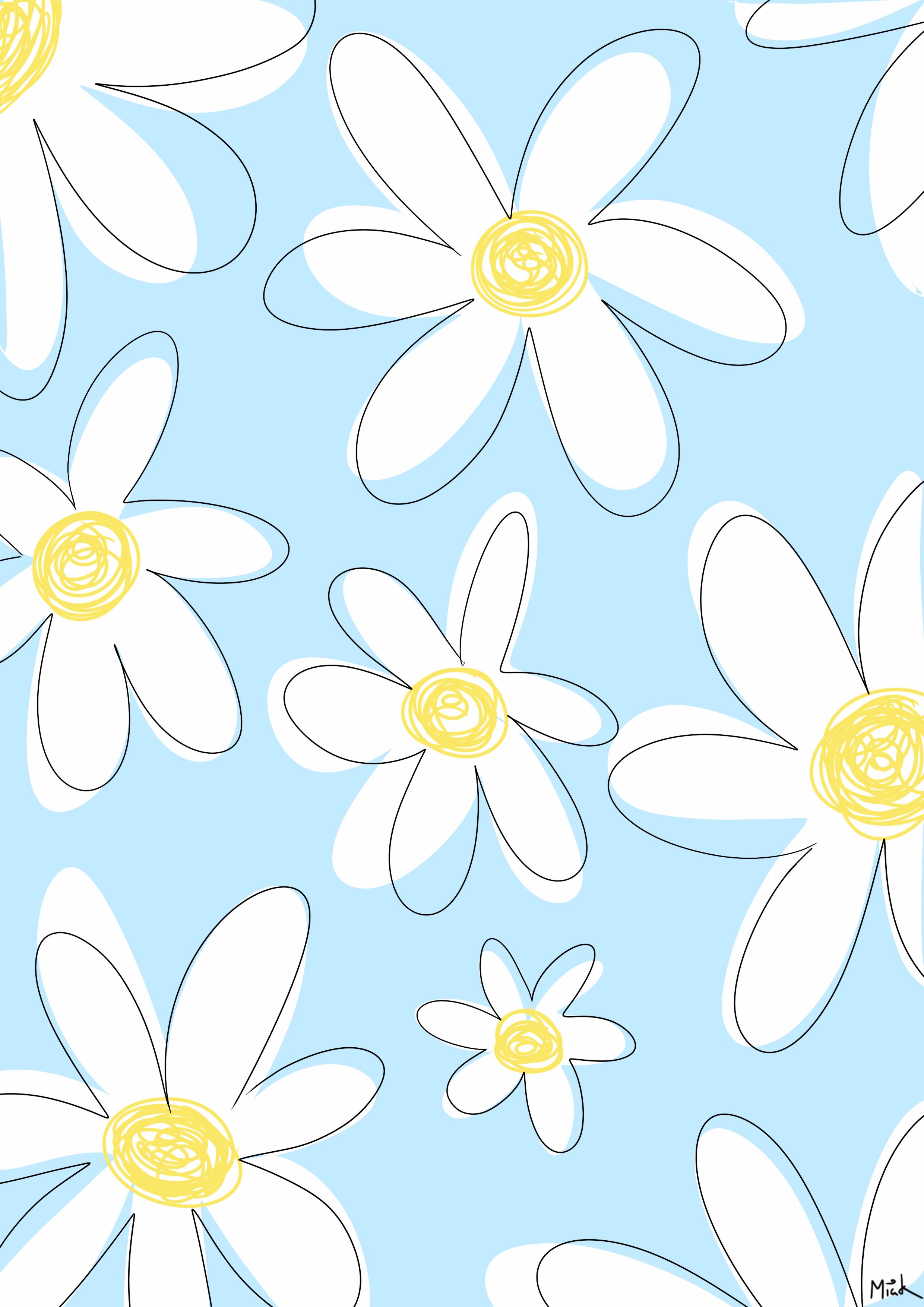Daisy A4 Print