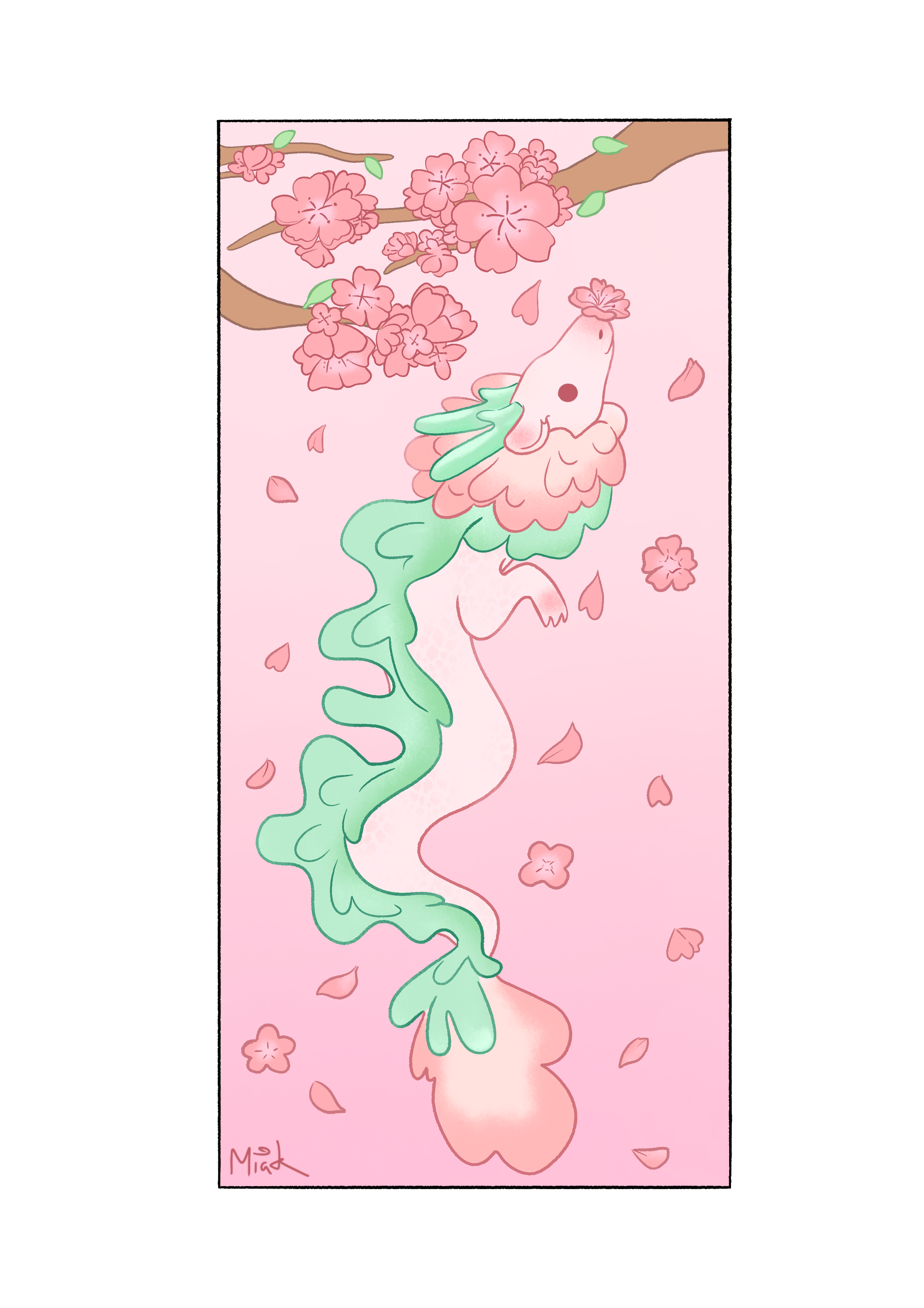 Dragon A6 Postcard