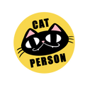 Cat Person Button