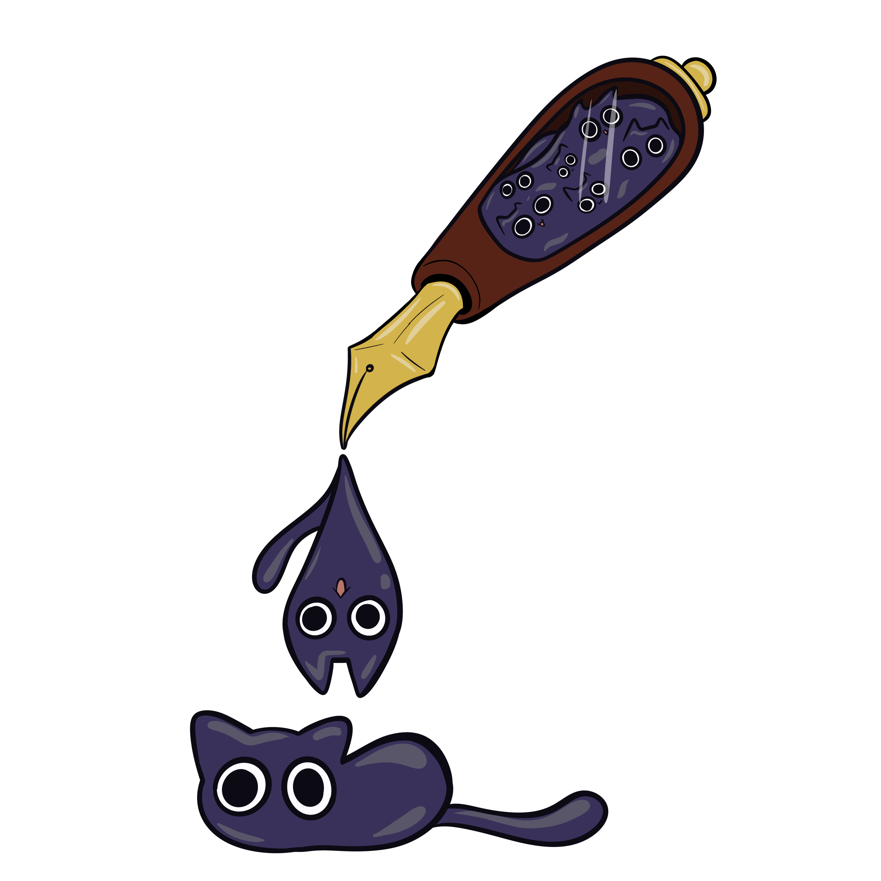 Ink Pen Sticker