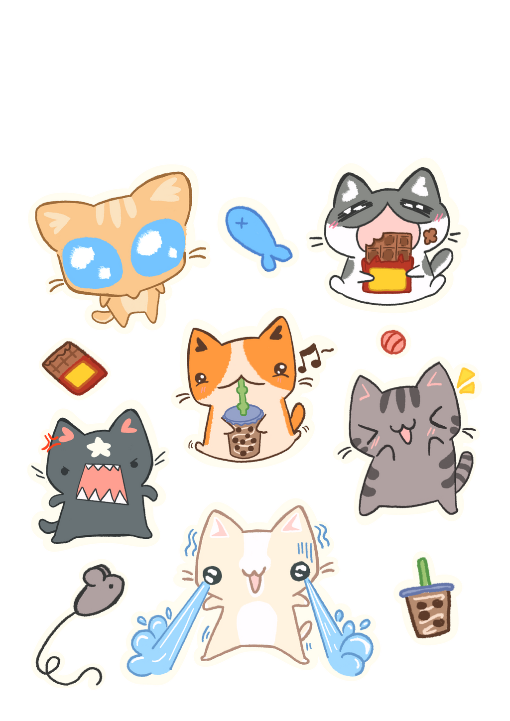 Little Guys Sticker Sheet