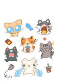 Little Guys Sticker Sheet