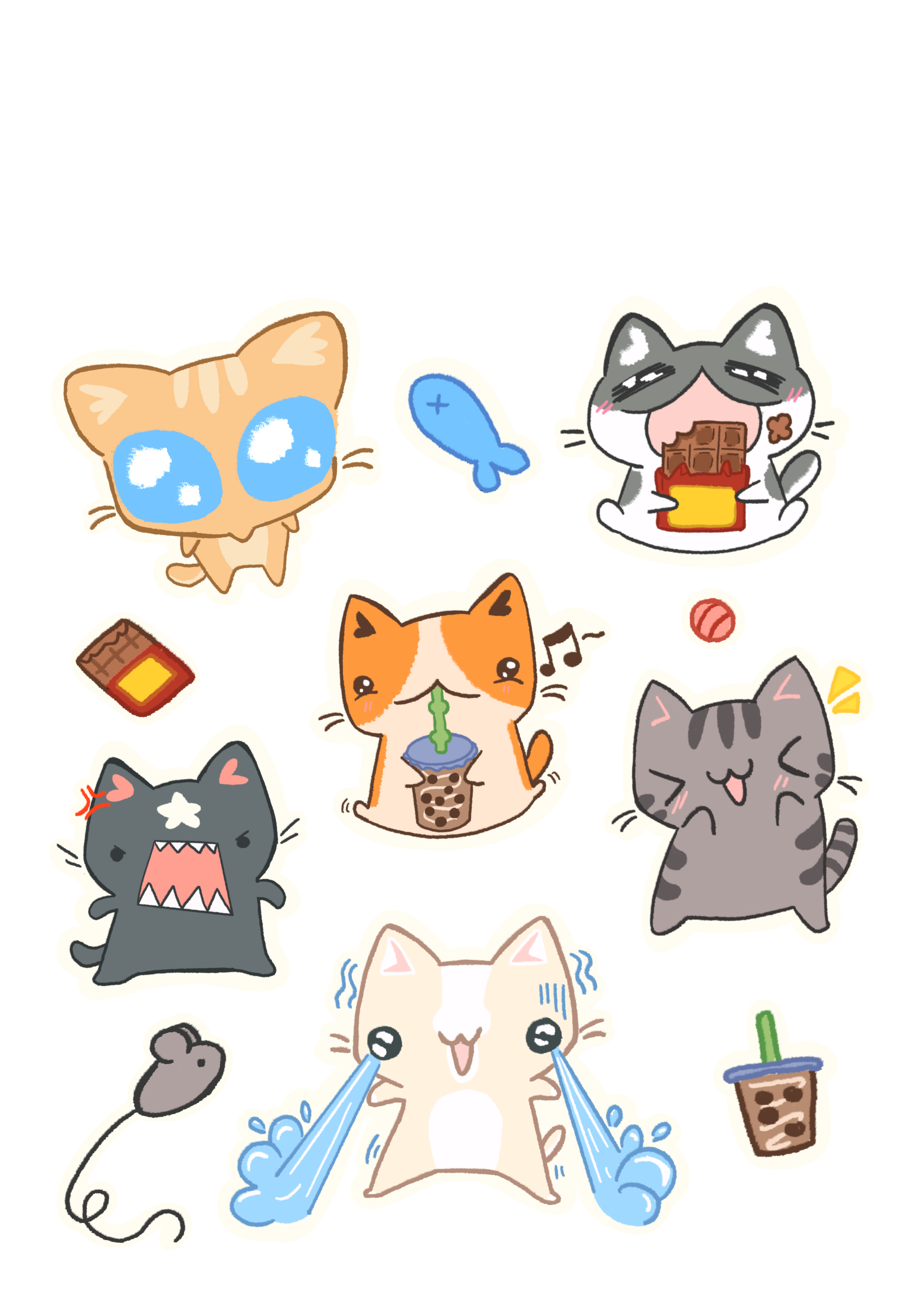 Little Guys Sticker Sheet