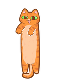 Hanging Cat Bookmark