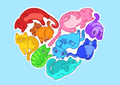 Pride Heart A4 Print