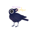 Shiney Birb Sticker