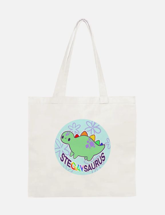 Stegaysaurus Totebag