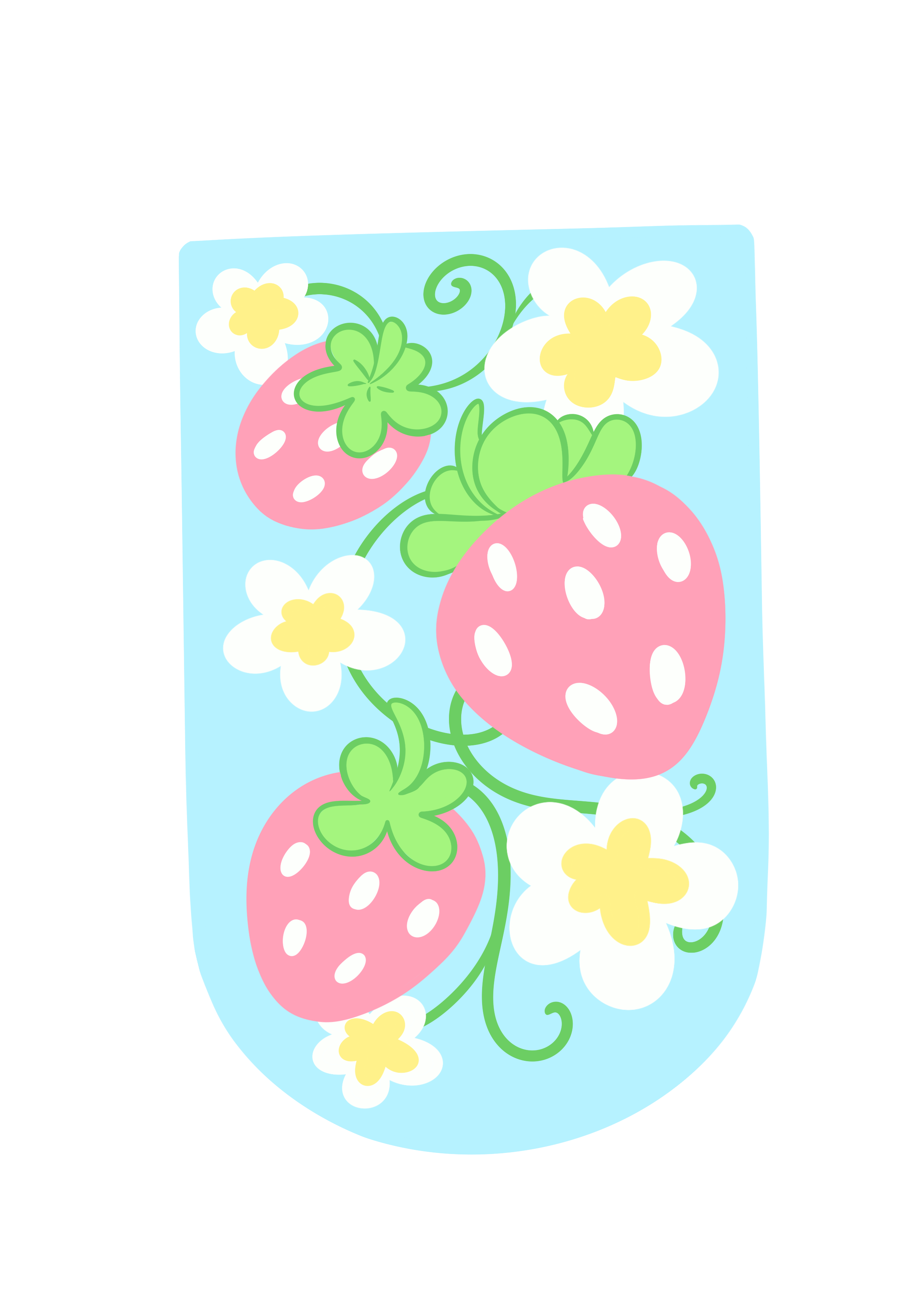 Strawberry Bookmark
