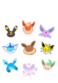 Eeveelutions Klistremerkeark