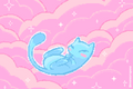 Pixel Mew Pokemon A6 postkort