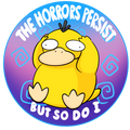 Psyduck button pin 58mm