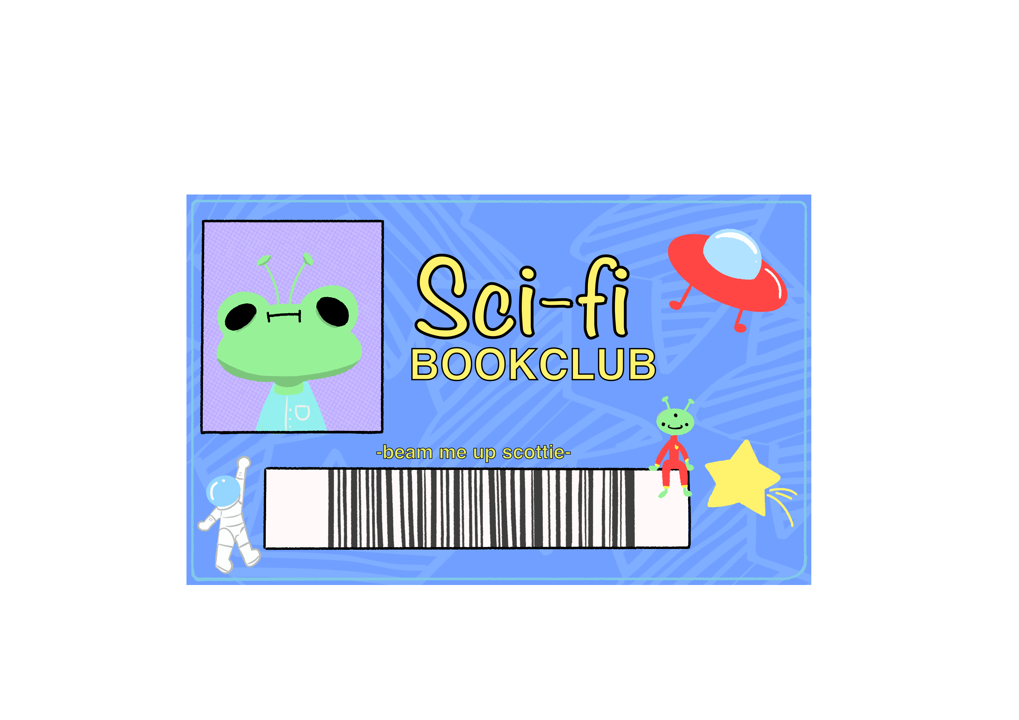 Scifi Bookclub Bookmark