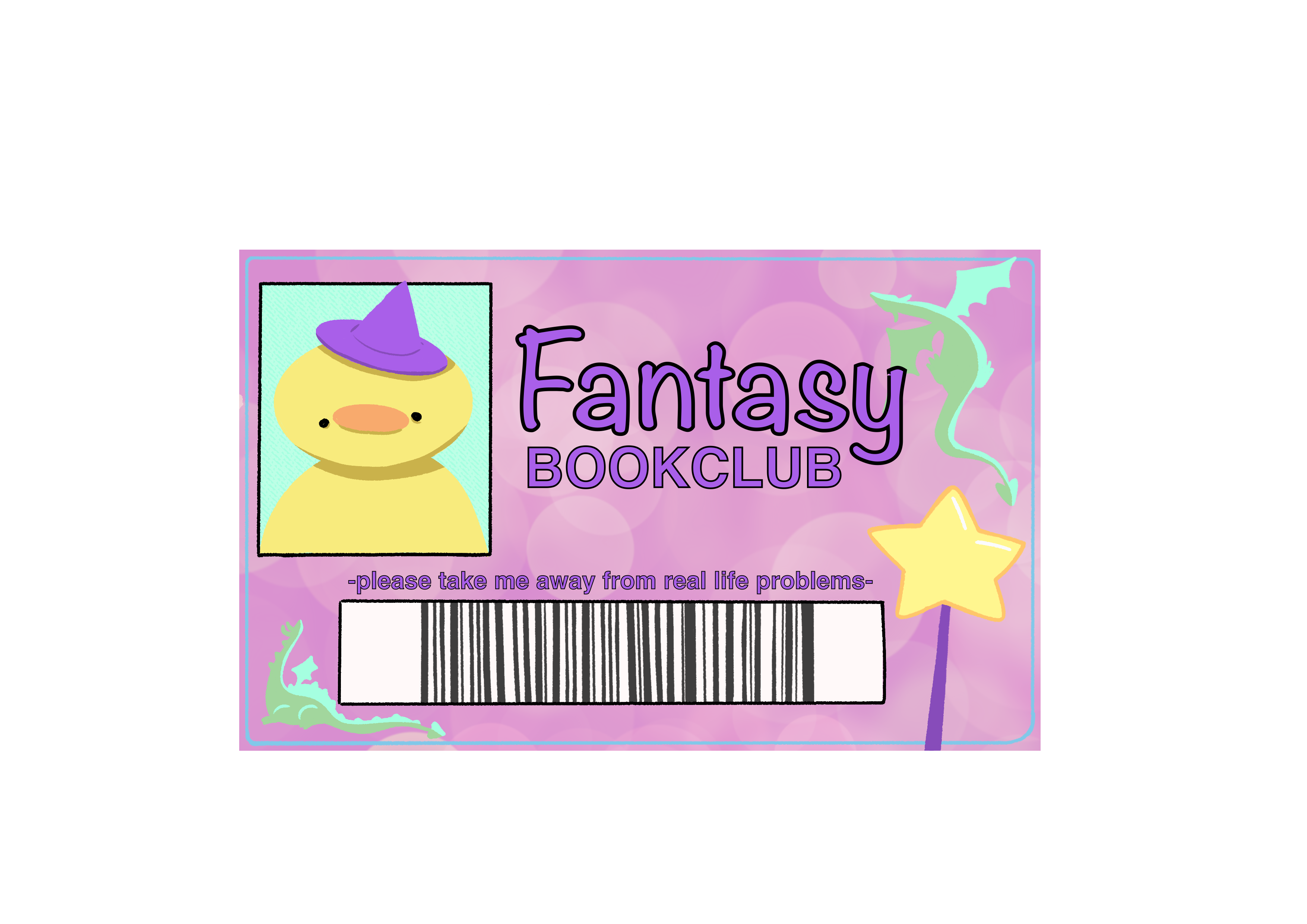 Fantasy Bookclub Bookmark