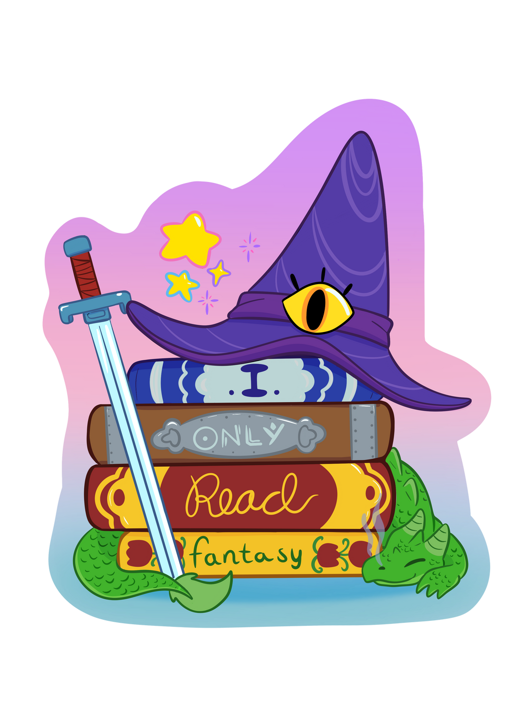 Fantasy Reader Bookmark