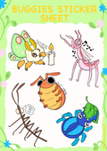 Bugs Sticker Sheet