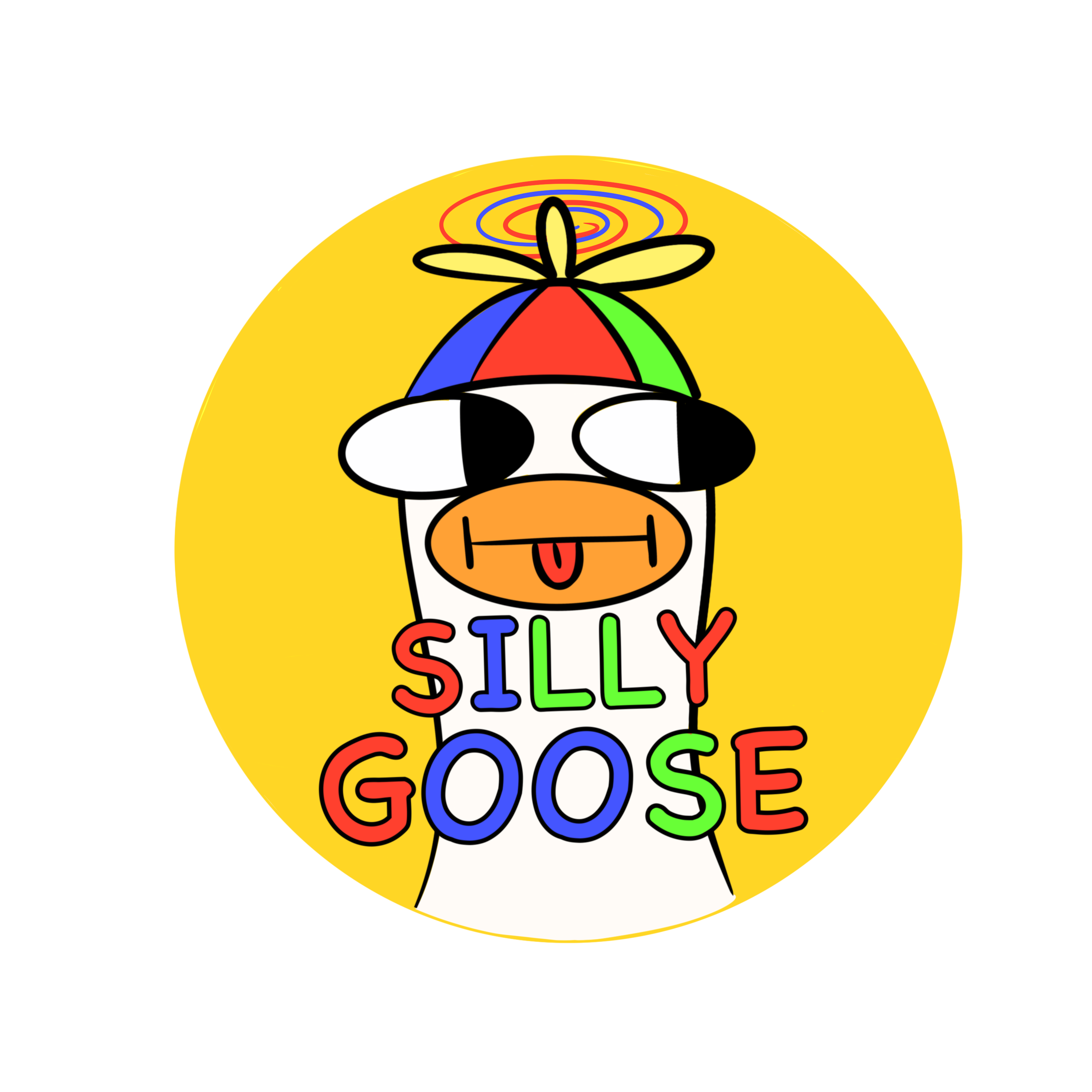 Silly Goose Button