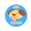 Dog Person Button