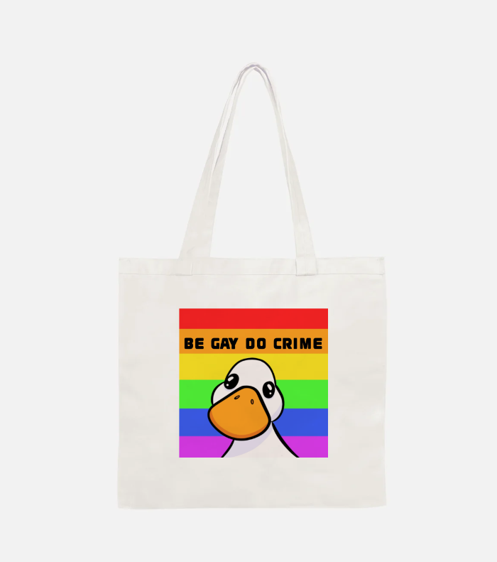 Be Gay Do Crime Totebag