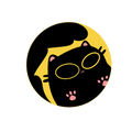 Black Cat Button