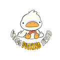Ducking Tired Sticker