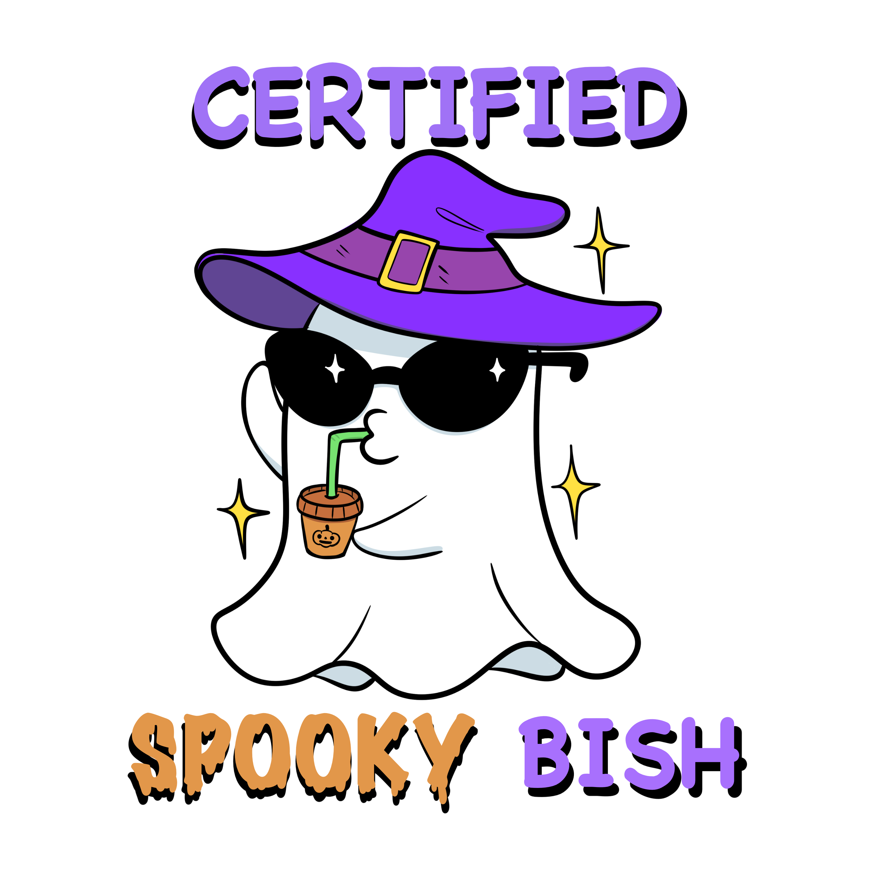 Spooky Bish Sticker