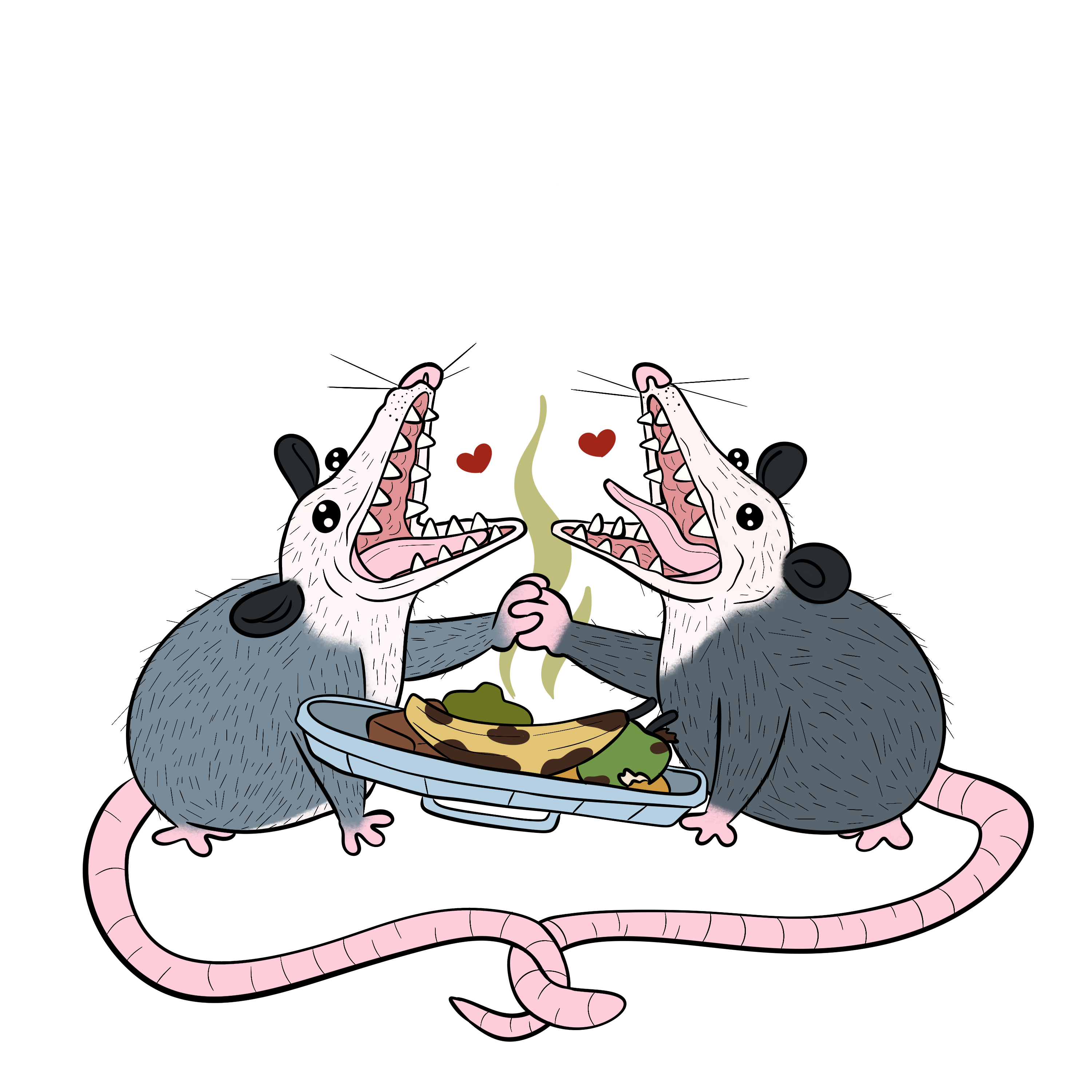 Possum Love Sticker